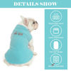 Picture of BEAUTYZOO Dog Fleece Vest Sweater Winter Jacket for Small and Medium Dogs with D-Ring Leash Cold Weather Coat Hoodie for XS S M Dogs Boy or Girls,Blue XL