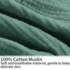 Picture of Muslin Nursing Pillow Cover Soft 100% Cotton Feeding Pillow Slipcover Fits Standard Infant Nursing Pillow or Positioner for Boy and Girl, Green