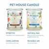 Picture of One Fur All, Pet House Candle-100% Plant-Based Wax Candle-Pet Odor Eliminator for Home-Non-Toxic and Eco-Friendly Scented Candles-Odor Eliminating Candle-(Pack of 2, Hot Cocoa/Sugar Cookies)