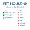 Picture of One Fur All, Pet House Candle-100% Plant-Based Wax Candle-Pet Odor Eliminator for Home-Non-Toxic and Eco-Friendly Scented Candles-Odor Eliminating Candle-(Pack of 2, Hot Cocoa/Sugar Cookies)