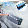 Picture of Wontolf 62'' Car Wash Brush with Long Handle, Scratch-Free Soft Bristles Sturdy Car Wash Mop Kit, Complete Car Cleaning Brush Kit Wash Mitt Towel Windshield Squeegee Wheel Tire Brush for Car Truck RV