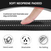 Picture of PenSeepet Reflective Dog Collar Padded with Soft Neoprene Breathable Quick Release Basic Dog Collars for Large Dogs Black Boy Girl
