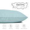 Picture of EXQ Home Toddler Pillowcases 13x18 Travel Pillow Case Set of 2, Small Pillow Case Fits Baby Pillow Sized 12x16, 13x18, Kids Pillowcases 2 Pack Machine Washable (Blue Coral)
