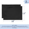 Picture of EXQ Home Toddler Pillowcases Zippered 13x18 Travel Pillow Case Set of 2, Small Pillow Case for Baby Pillow Sized 12x16, 13x18, Kids Pillowcases 2 Pack Machine Washable (Black)