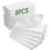 Picture of Car Tissue Refill Auto Visor Tissue Refills Napkin Holder Refill for Sun Visor Car Travel Tissues, Soft and Smooth, 3-Ply (8 Pieces)
