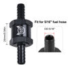 Picture of EVIL ENERGY 5/16" Fuel Check Valve One Way Inline Non Return Diesel Gasoline Black 4PCS