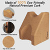 Picture of Guitar Neck Rest, Natural Cork Guitar Neck Support Pillow Cradle Holder, String Instrument Luthier Tool for String Changing, Repair, Cleaning, Guitar Workstation, Guitar Accessories
