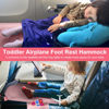 Picture of COZYBONDER Toddler Airplane Bed, Kids Airplane Seat Extender Travel Bed, Kids Airplane Travel Essentials, Airplane Must Have for Toddlers, Baby Portable Plane Bed for Flights