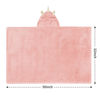 Picture of Hooded Baby Towels Girl Baby Bath Towels Toddler Towels for Girl 0-5 Years, 2-Pack Ultra Soft & Absorbent Baby Girl Bath Towel Toddler Bath Towel, Large 50''x32'' Baby Hooded Towel Girl (Pink&White)