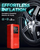 Picture of Nature Hero Tire Inflator Portable Air Compressor,150 PSI car tire air Pump Portable with Digital LCD Pressure Gauge,Electric Air Pump for Motorcycle Tires,Bicycle Tires and Balls,Red