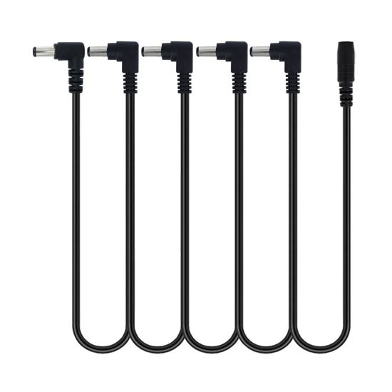 Picture of Godtone 5 Ways Daisy Chain Power Cable DC for Guitar Pedal Power Supply Adapter