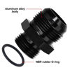 Picture of EVIL ENERGY 16AN Flare to 12AN ORB Male Fuel Rail Adapter Fitting Black