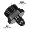 Picture of EVIL ENERGY 4AN Flare to AN10 ORB Male O-Ring Fitting Adapter