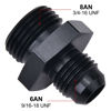 Picture of EVIL ENERGY 6AN Flare to AN8 ORB Male O-Ring Fitting Adapter