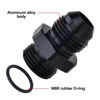 Picture of EVIL ENERGY 6AN Flare to 6AN ORB Male Fuel Rail Adapter Fitting Black 2PCS