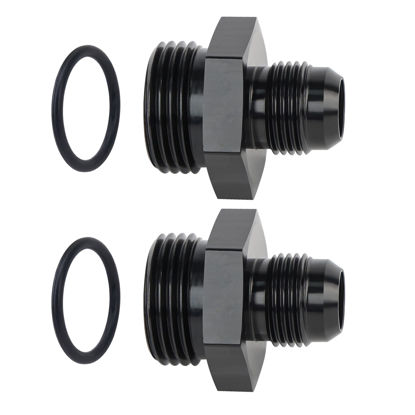 Picture of EVIL ENERGY 8AN Flare to AN12 ORB Male O-Ring Fitting Adapter 2PCS