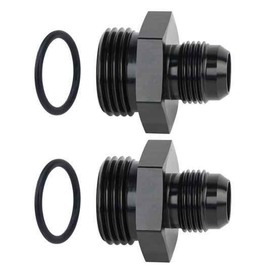 Picture of EVIL ENERGY 8AN Flare to AN12 ORB Male O-Ring Fitting Adapter 2PCS
