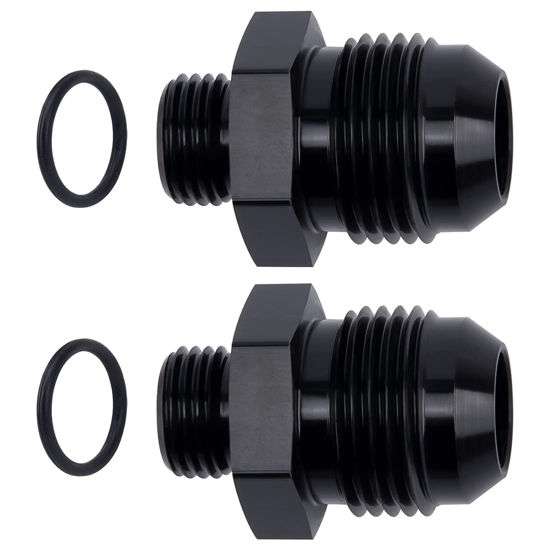 Picture of EVIL ENERGY 10AN Flare to AN6 ORB Male O-Ring Fitting Adapter 2PCS