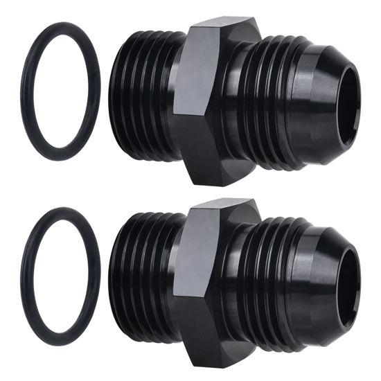 Picture of EVIL ENERGY 12AN Flare to AN12 ORB Male O-Ring Fitting Adapter 2PCS