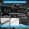 Picture of SHINEHOME Car Windshield Sun Shade Compatible for Jeep Cherokee 2014-2024 Trailhawk, Overland, Limited, Latitude, Altitude Accessories 2024 Upgrade Foldable Sunshade Custom Windshield Sun Visor