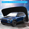 Picture of SHINEHOME Car Windshield Sun Shade Compatible for Jeep Cherokee 2014-2024 Trailhawk, Overland, Limited, Latitude, Altitude Accessories 2024 Upgrade Foldable Sunshade Custom Windshield Sun Visor