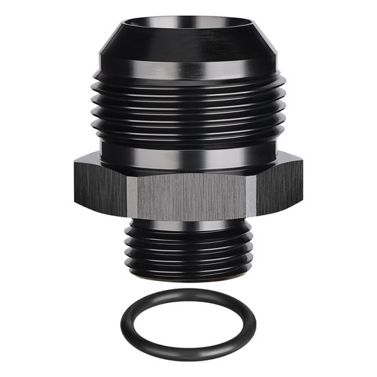 Picture of EVIL ENERGY 16AN Flare to AN10 ORB Male O-Ring Fitting Adapter