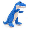 Picture of DODODOLA Dog Toys Dinosaur Dog Toy Blue Stuffed Animals Chew Toy Plush Squeaky Dog Birthday Toys for Small Large Big Dogs