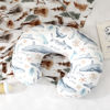 Picture of GRSSDER Nursing Pillow Cover Stretchy Minky Removable Nursing Covers for Breastfeeding Pillows, Ultra Soft Comfortable Slipcover for Girls and Boys, Whale Sea World Pattern