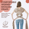 Picture of Acrabros Baby Wrap Carrier,Hands Free Baby Carrier Sling,Lightweight,Breathable,Softness,Perfect for Newborn Infants and Babies Shower Gift,Dark Cappuccino