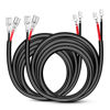 Picture of Nilight 2PCS 14 AWG 10 Feet Wiring Harness Extension Kit for LED Light Bar Work Light Bar Led Pods Off Road Auxiliary Ditch A-Pillar Lights Driving Fog Boat Lighting