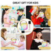 Picture of Mini Karaoke Machine for Kids and Adults,Portable Bluetooth Karaoke Machine with 2 Wireless Microphones, Kids Karaoke Machine for Home Party,Birthday Gifts for Girls Boys（Beige）