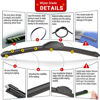 Picture of RAINTOK Windshield Wiper Blades Replacement for Toyota Prius 2010 2011 2012 2013 2014 2015 Original Factory Quality Front Rear Wipers Blade Set for My Car - 26" 19" 16" (Pack of 3)