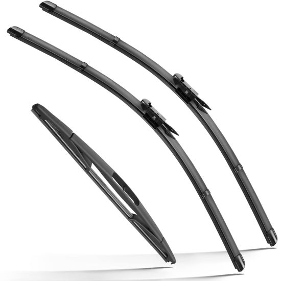 Picture of RAINTOK Windshield Wiper Blades Replacement for Buick Enclave 2012 2013 2014 2015 2016 2017 Original Factory Quality Front Rear Wipers Blade Set for My Car - 24" 21" 12" (Pack of 3)