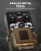 Picture of STRICH Metal Distortion Guitar Pedal, WARCRY Distortion 2 Modes Fat, Boost, Normal Classic Crunch 80s Metal/Nu Metal, True Bypass for Electric Guitar, Black and White