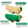 Picture of Queenmore Warm Dog Coat, Cold Weather Puffer Dog Coat Vest, Quilting Winter Dog Jacket Ultra Thick Plush Fleece Lining Pet Clothes for Dogs with Storage Pockets (Forest Green,Large)