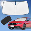 Picture of ZOIBV for Honda Accord 2023-2024 2025 Sun Shade Sunshade Windshield Cover, 4-Layer Front Window Shade Custom Fit for Honda 11th Gen Sun Visor 240T Foldable Shade Blocks UV Rays Car Accessories