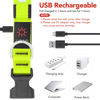 Picture of Vizpet LED Dog Collar, Light Up Dog Collar Adjustable USB Rechargeable Super Bright Safety Light Glowing Collars for Dogs(Medium,Green)