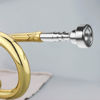 Picture of Silver Trumpet Mouthpiece 5C Trumpet Mouthpiece with Box Cleaning Cloth Compatible with Yamaha Bach Conn King Musical Instruments for Beginners and Professional Players （5C silver）
