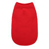 Picture of Elevate Your Dog's Fashion Quotient with Colorful and Breathable Sleeveless Cotton Shirts! Perfect Pet Apparel for Small to Medium Dogs Red XL