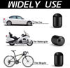 Picture of JUSTTOP 4PCS Car Tire Valve Stem Caps, Air Caps Cover, Universal for Cars, SUVs, Bike, Trucks and Motorcycles, Car Wheel & Tire Exterior Accessories-Black