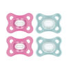 Picture of MAM Comfort Pacifiers, Newborn Pacifiers, 4 Count, MAM Pacifiers 3-12 Months, Best Pacifier for Breastfed Babies, Girl Silicone Pacifier