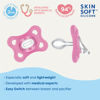 Picture of MAM Comfort Pacifiers, Newborn Pacifiers, 4 Count, MAM Pacifiers 3-12 Months, Best Pacifier for Breastfed Babies, Girl Silicone Pacifier
