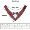 Picture of ADOGGYGO Christmas Dog Tuxedo Bandana, Red Plaid Dog Chritstmas Collar with Bowtie Adjustable Dog Christmas Costume for X-Small Dogs Pets (XS, Christmas-2)