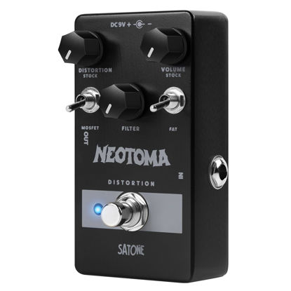 Picture of Satone S809 Neotoma Distortion Electric Guitar Effect Pedal - Classic Distortion Effect Preset Acoustic Metal Pedal with True Bypass