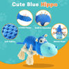 Picture of TOOPTATE Squeaky Dog Toys - Plush Stuffed Animal Dog Toys for Large, Medium, Small Dogs to Keep Them Busy (Blue, Large)