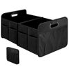 Picture of Simple Deluxe 2 Compartments Trunk Organizer for Car/SUV, Collapsible 600D Waterproof Oxford Polyester 50L Storage Box, Anti-slip & Leak-proof, Multipurpose Travel Accessories, Black