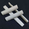 Picture of Vencetmat Acoustic Guitar Bridge Saddles, Guitar Nuts, Fit for 74mm Bridge Slot, 43mm Neck Slot, Pure Complete Bone, Ivory Color, 2 Set