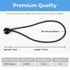 Picture of Cartman Ball Bungee Cords, 30pk 11 Inch Canopy Ties, Black