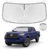 Picture of for Toyota Tacoma Windshield Sun Shade 2016-2021 2022 2023, Custom Fit 2024 Toyota Tacoma 2Dr 4Dr Pickup UV Reflector Thicken 4-Layer Foldable Sunshade Protector for Tacoma Interior Accessories