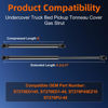 Picture of Qty(2) ST270EDI2-45 27in Gas Strut Spring - 45lb/200N - Undercover Gas Prop Shock Lift Support for Truck Bed Pickup Tonneau Cover Lid, Replace OE# SL26-45 ML26-45 ML26-40 by Euplokeer